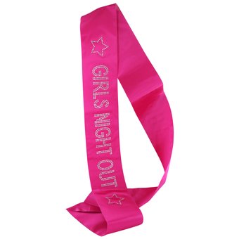 Girls Night Out Luxury Diamante Sash (new window)