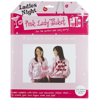 Ladies Night Customisable Pink Lady Jacket (new window)