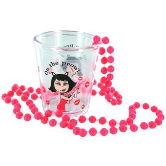 Ladies Night Mixed Necklace Shot Glass (new window)