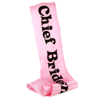 Fast, discreet delivery on Ladies Night Chief Bridesmaid Sash at Hen Night HQ - indulge in Bridesmaids. We guarantee secure ordering and discreet delivery.
