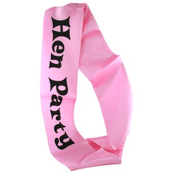 Ladies Night Hen Party Sash (new window)