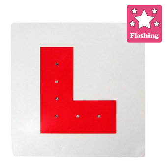 Flashing Hen L Plate Badge