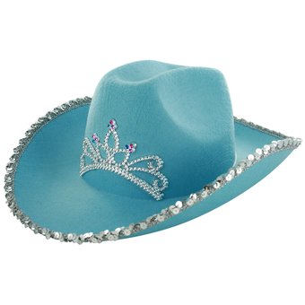 Sequinned Tiara Cowboy Hat