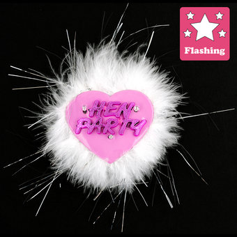 Flashing Hen Party Badge (new window)