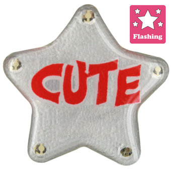 Cute Flashing Star Brooch