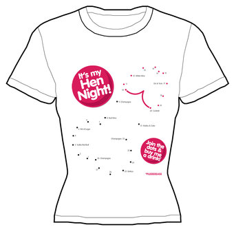 Join The Dots Hen Night T-Shirt (new window)