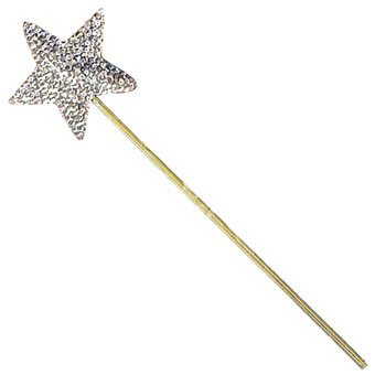 Sequinned Star Fairy Wand (new window)