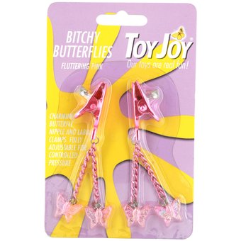 Toy Joy Bitchy Butterfly Nipple Clamps