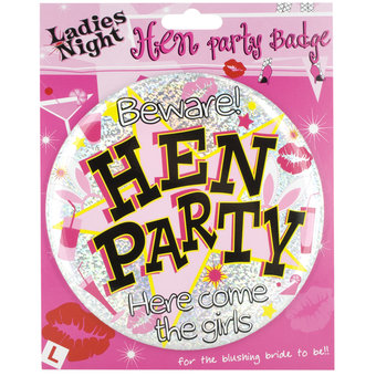 Large Hen Party Badge (new window)