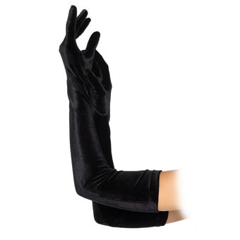 Leg Avenue Burlesque Stretch Velvet Opera Gloves