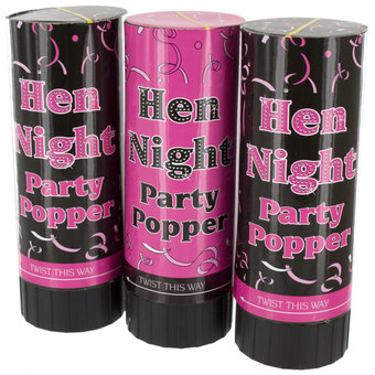 Hen Party Poppers (3 Pack)