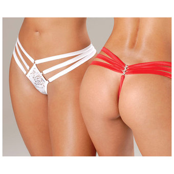 Sensualle Extase Super Strappy Lace Micro Thong