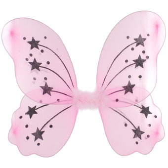 Fancy Dress Pink Fairy Wings