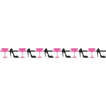 Cocktail Party Glitter Garland