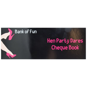 Hen Party Dares Cheque Book