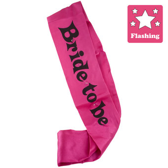 Ladies Night Flashing Bride to Be Sash (new window)
