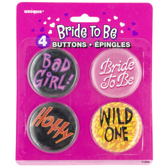 Hen Night Badges (4 Pack) (new window)