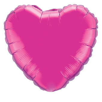 Heart Shaped Pink Helium Balloon