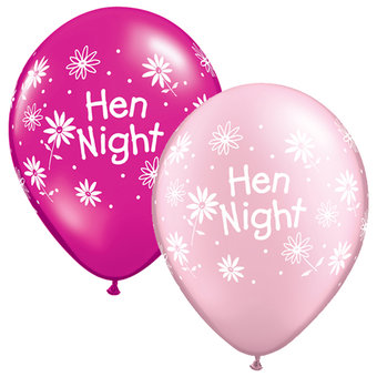 Hen Night Daisy Balloons (5 Pack)