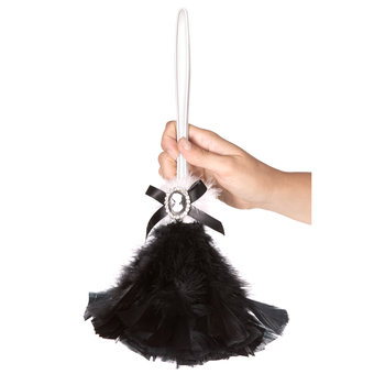 Cameo Feather Duster with Bow and Marabou (new window)