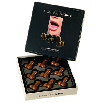 Chocolate Cream Filled Willies 108g