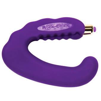 Rocks Off 7 Speed Vibrating Rock Chick G-Spot and Clitoral Vibrator