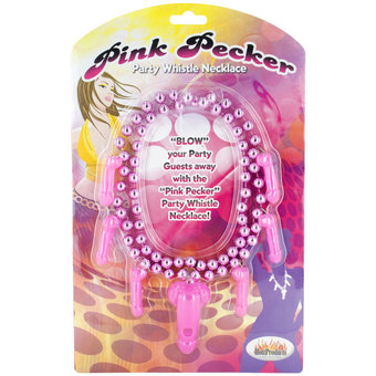 Pink Willy Whistle Necklace (new window)