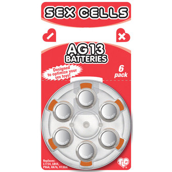 Sex Cells LR44 Batteries (6 Pack)