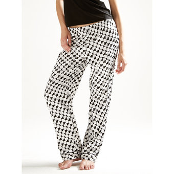 BlueBella Adore Satin Heart Print Pyjama Trousers