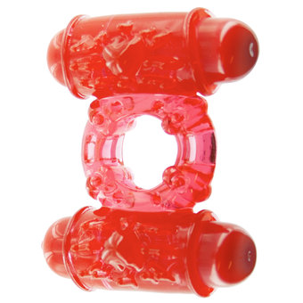Shag Factory Double Decker Twin Bullet Vibrator Love Ring