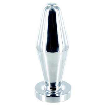 Heavy Metal 4 Inch Shiny Butt Plug