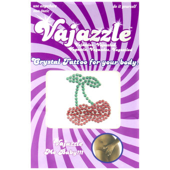 Vajazzle Double Cherries Body Tattoo