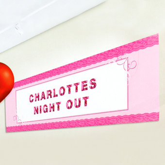 Giant Personalised Party Banner