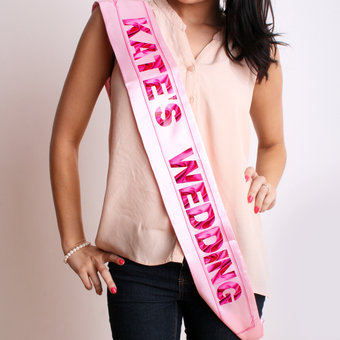 Girls Night Out Personalised Sash