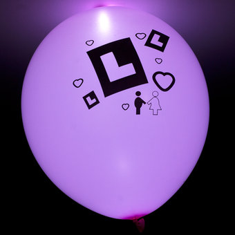 Illoom L Plate LED Light Up Balloons (5 Pack)