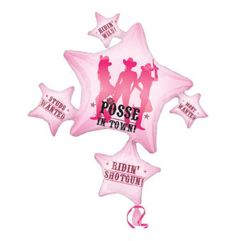 Star Shaped Cowgirl Balloon