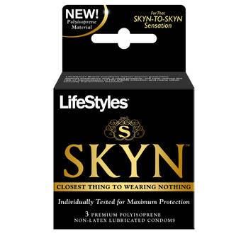 LifeStyles Skyn Non Latex Condoms (3 Pack)