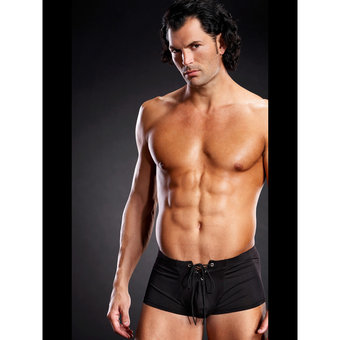 Blue Line Lycra Lace-Up Boxer Shorts