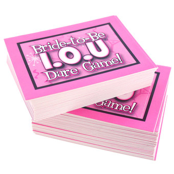 Bride to Be IOU Dare Game