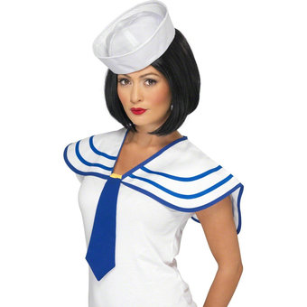 Sexy Sailor Neck Tie and Collar