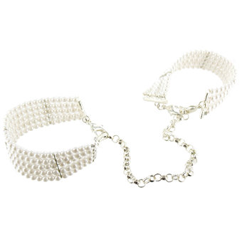 Bijoux Plaisir Nacre Sensual Faux Pearl Handcuffs