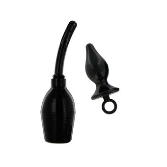 Clean Stream Anal Douche and Butt Plug Set