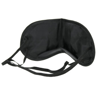 Padded Blindfold Eye Mask with Nose Bridge