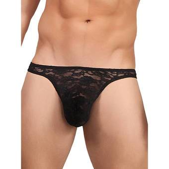 Male Power Stretch Lace Sexy Thong
