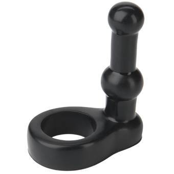 Doc Johnson Platinum The Double Dip Silicone Cock Ring and Probe