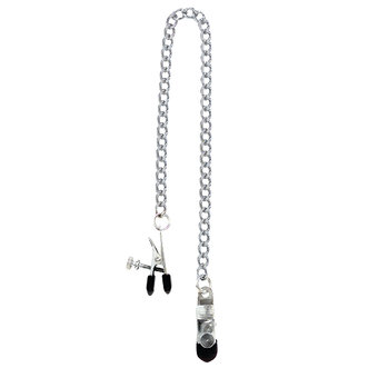Spartacus Adjustable Nipple Clamps with Chain