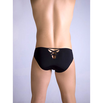 MaleBasics Crossed Bikini-Style Briefs