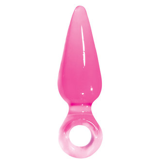 Jolie Pleasures Large Butt Plug with Finger Loop