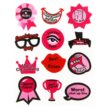 Hen Night Stickers and Name Tags