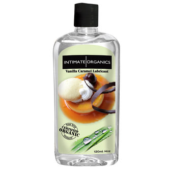 Intimate Organics Vanilla Caramel Flavoured Lubricant 120 ml